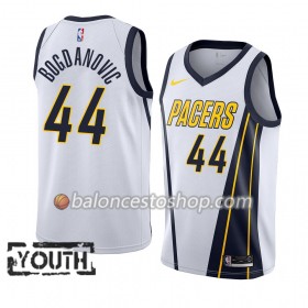 Camiseta Niños NBA Indiana Pacers Bojan Bogdanovic 44 2018-19 Nike Blanco Swingman